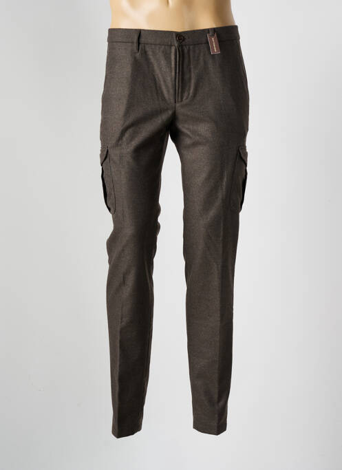 Pantalon chino marron ALBERTO pour homme