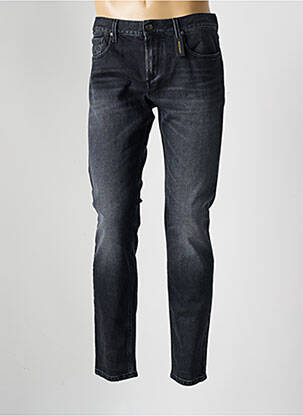 Jeans coupe slim stretch taille normale noir ALBERTO homme