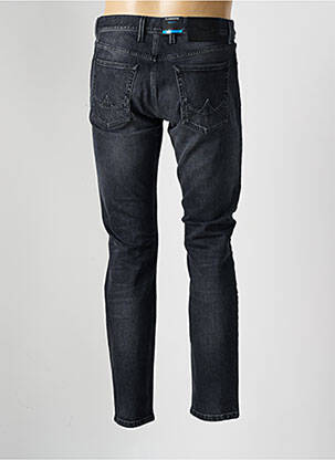 Jeans coupe slim stretch taille normale noir ALBERTO homme