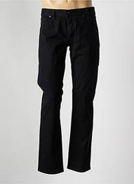 Pantalon droit stretch taille normale noir ALBERTO homme