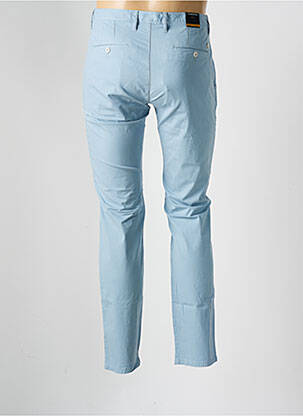 Pantalon chino tissage popeline taille normale bleu ALBERTO homme