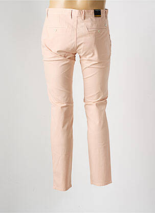 Pantalon chino tissage popeline taille normale rose ALBERTO homme