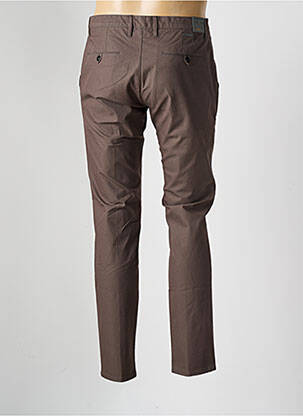 Pantalon chino stretch taille normale marron ALBERTO homme
