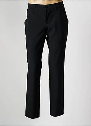 Pantalon droit stretch taille normale noir ALBERTO homme