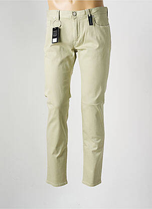 Pantalon slim stretch taille normale beige ALBERTO homme