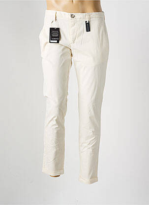 Pantalon slim stretch taille normale beige ALBERTO homme