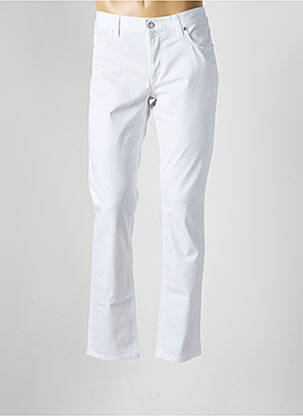 Jeans coupe droite stretch taille normale blanc ALBERTO homme