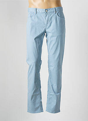 Pantalon droit stretch taille normale bleu ALBERTO homme