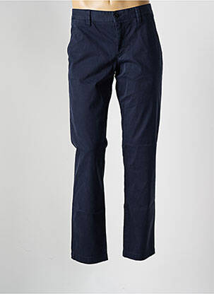 Pantalon chino stretch taille normale bleu ALBERTO homme