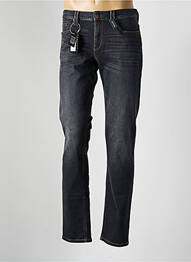 Jeans coupe droite stretch taille normale noir ALBERTO homme