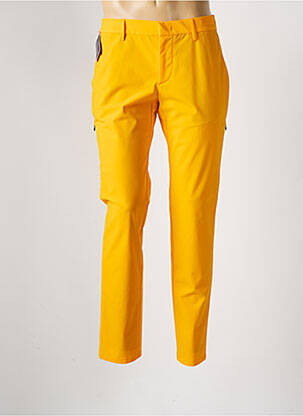 Pantalon slim stretch taille normale jaune ALBERTO homme