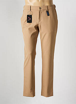 Pantalon slim stretch taille normale beige ALBERTO homme