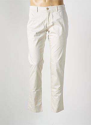 Pantalon chino stretch taille normale beige ROY ROBSON homme