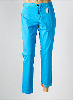 Pantalon chino stretch taille normale bleu ALBERTO homme