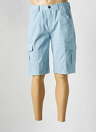 Bermuda stretch taille normale bleu ALBERTO homme