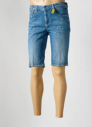 Bermuda tissage denim taille normale bleu ALBERTO homme