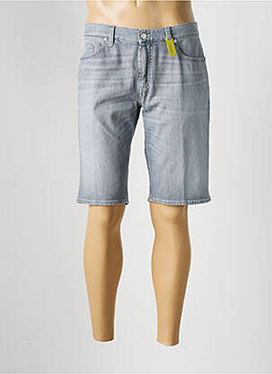 Bermuda tissage denim taille normale gris ALBERTO homme