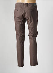 Pantalon chino marron ALBERTO pour homme seconde vue