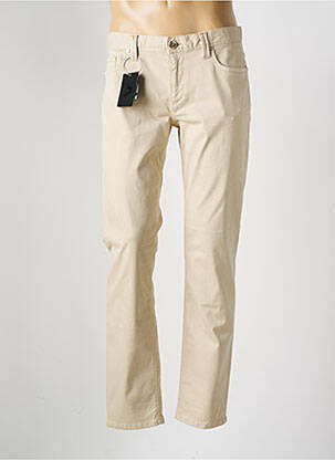 Pantalon droit beige ALBERTO pour homme