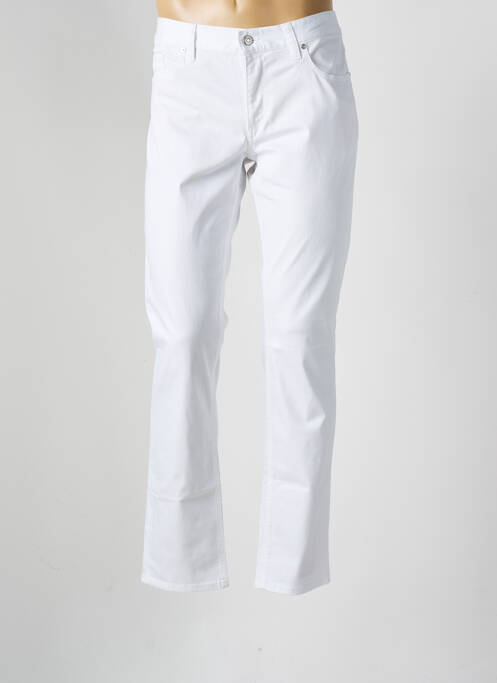 Jeans coupe droite blanc ALBERTO pour homme