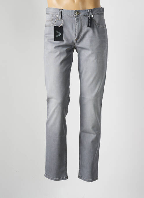 Jeans coupe slim gris ALBERTO pour homme