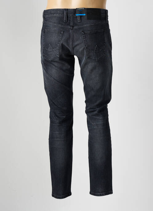 Jeans coupe slim noir ALBERTO pour homme