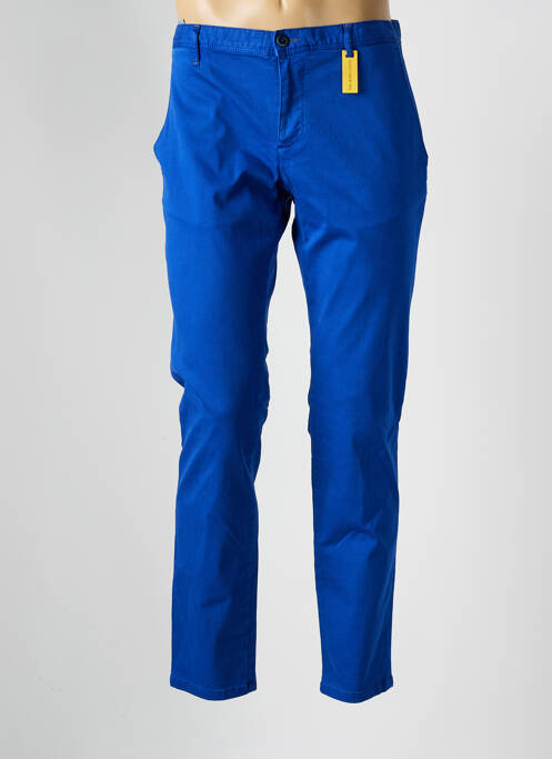 Pantalon chino bleu ALBERTO pour homme