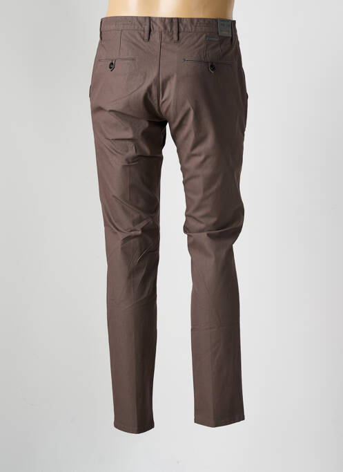 Pantalon chino marron ALBERTO pour homme