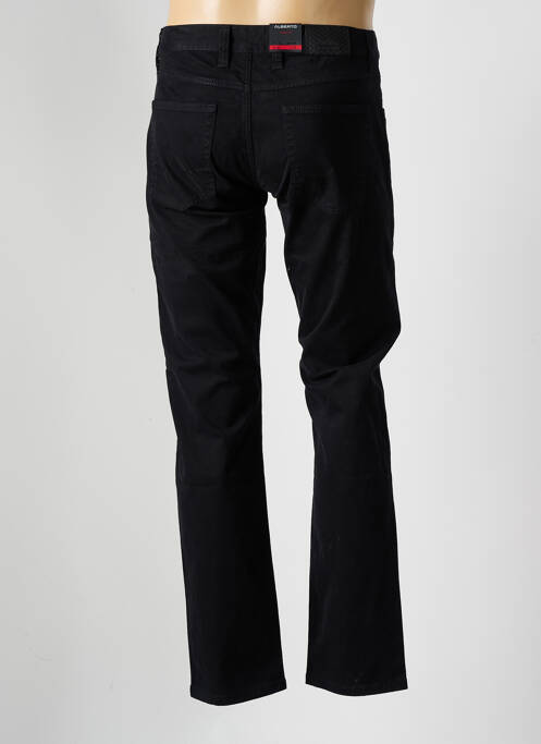 Pantalon droit noir ALBERTO pour homme