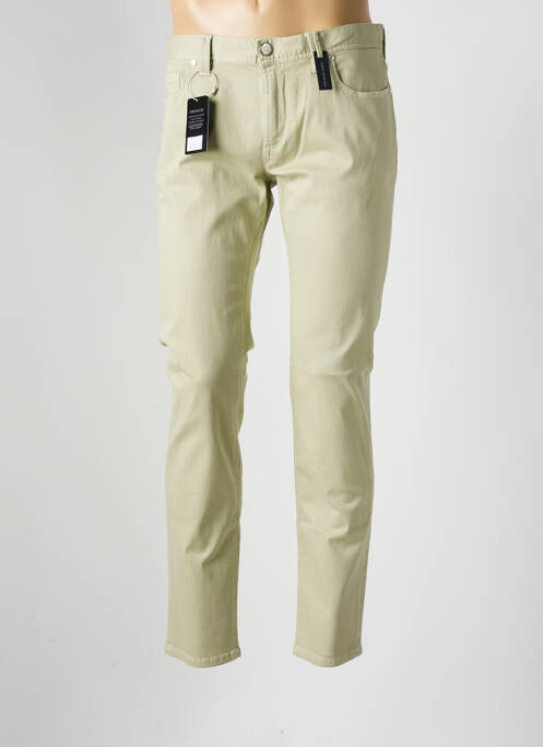 Pantalon slim beige ALBERTO pour homme