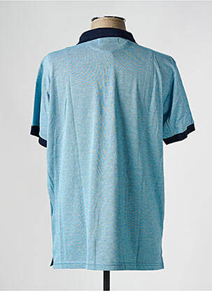 Polo stretch manches courtes bleu BROWN JURY homme