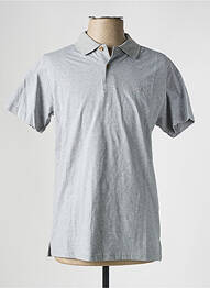 Polo stretch manches courtes gris BROWN JURY homme