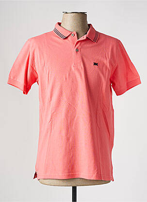 Polo stretch manches courtes orange BROWN JURY homme
