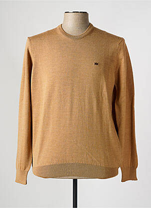 Pull stretch manches longues marron BROWN JURY homme