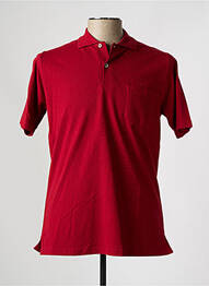 T-shirt broderie manches courtes rouge BROWN JURY homme