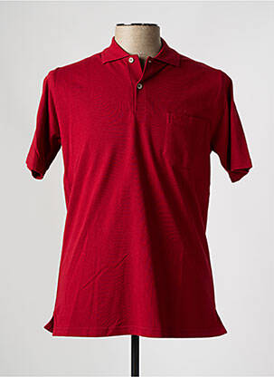 T-shirt broderie manches courtes rouge BROWN JURY homme