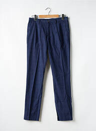 Pantalon chino tissage popeline taille normale bleu ALBERTO homme