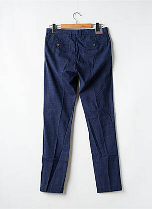 Pantalon chino tissage popeline taille normale bleu ALBERTO homme