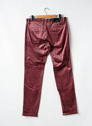 Pantalon chino stretch taille normale rose ALBERTO homme