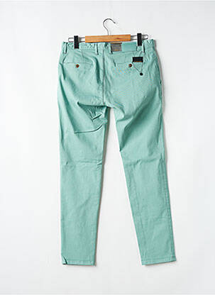 Pantalon chino tissage popeline taille normale vert ALBERTO homme