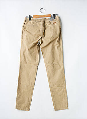 Pantalon chino tissage popeline taille normale beige ALBERTO homme