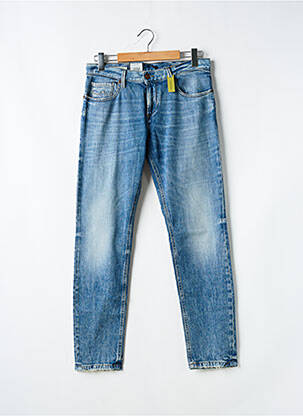 Jeans coupe droite stretch taille normale bleu ALBERTO homme