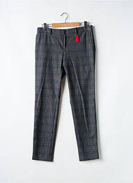 Pantalon chino tissage chiné taille normale gris ALBERTO homme