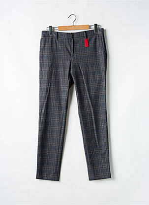Pantalon chino tissage chiné taille normale gris ALBERTO homme