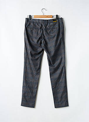 Pantalon chino tissage chiné taille normale gris ALBERTO homme