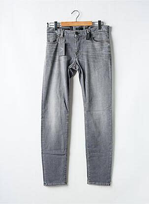 Jeans coupe slim stretch taille normale gris ALBERTO homme