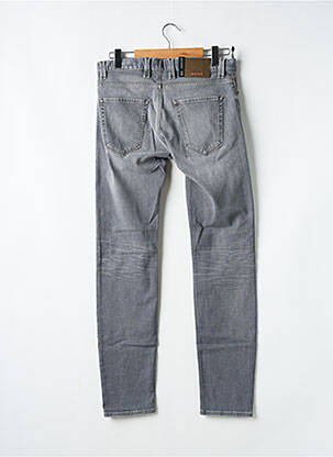 Jeans coupe slim stretch taille normale gris ALBERTO homme