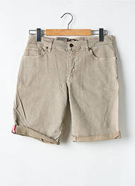 Bermuda stretch taille normale marron ALBERTO homme