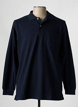 Polo bleu BROWN JURY homme