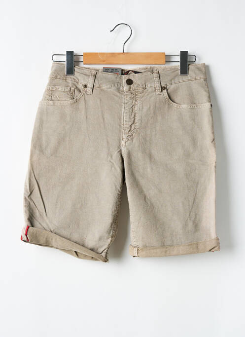 Bermuda marron ALBERTO pour homme